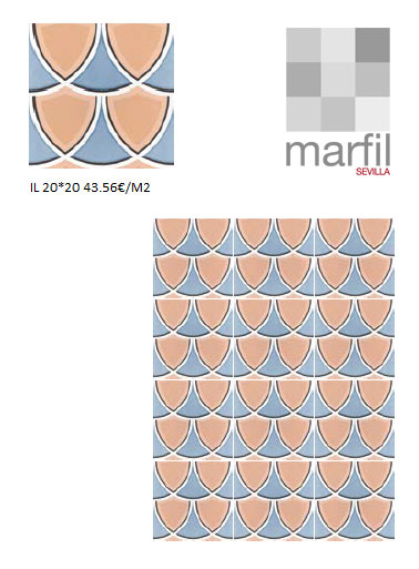 Imitación baldosa hidráulica | Marfil Sevilla